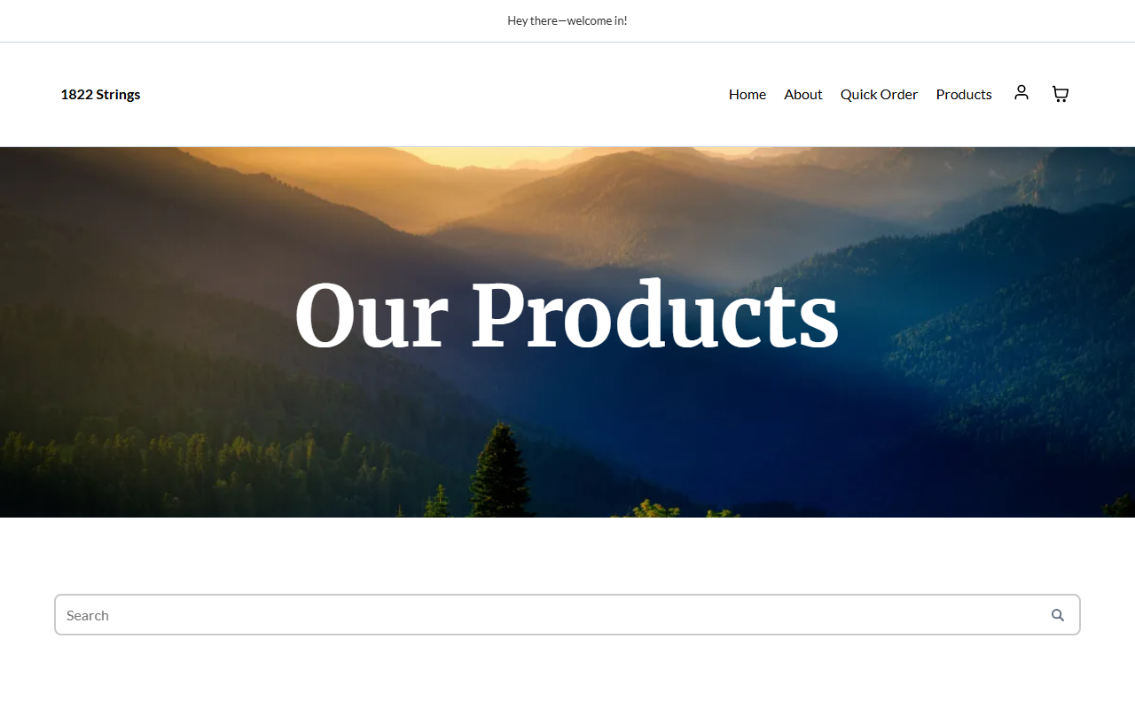 1822strings.com screenshot