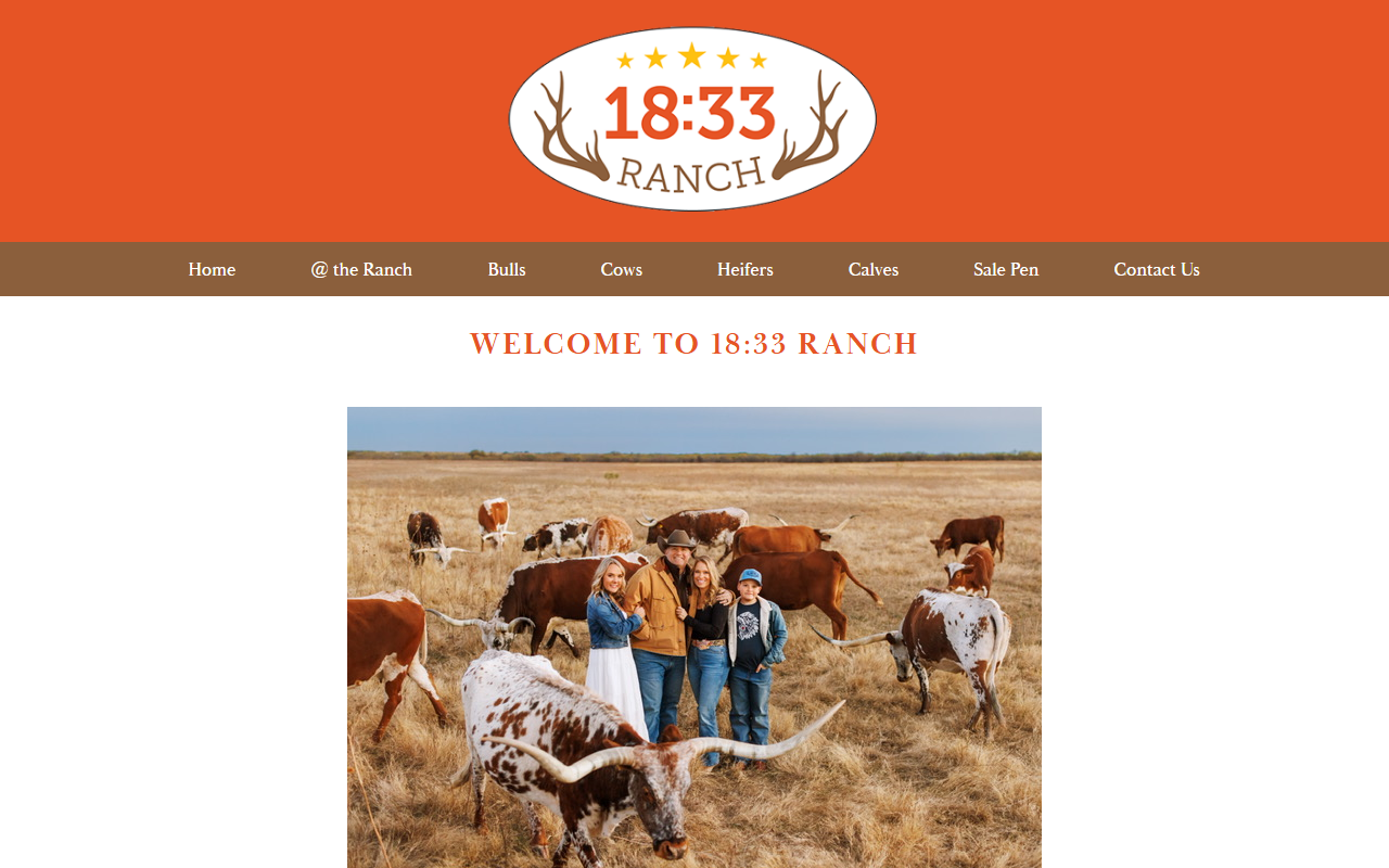 1833longhorns.com screenshot