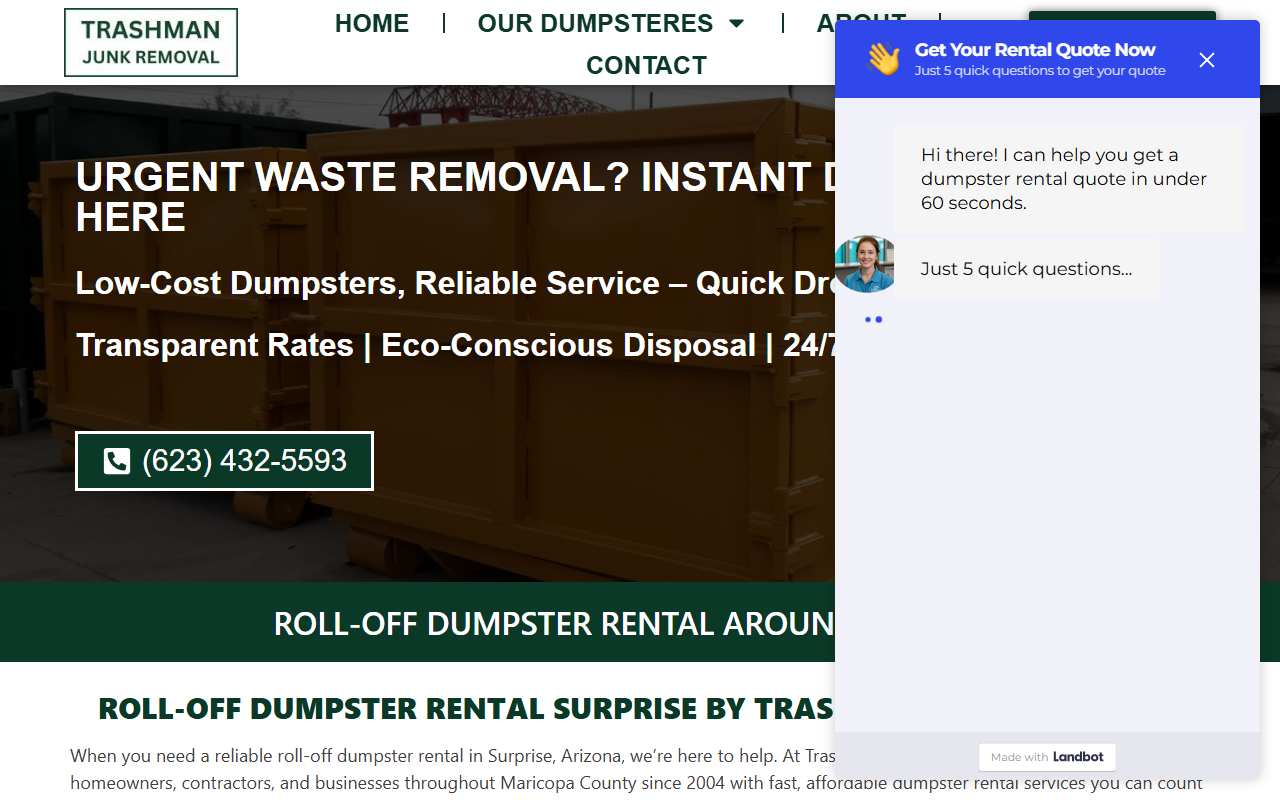1833trashman.com screenshot