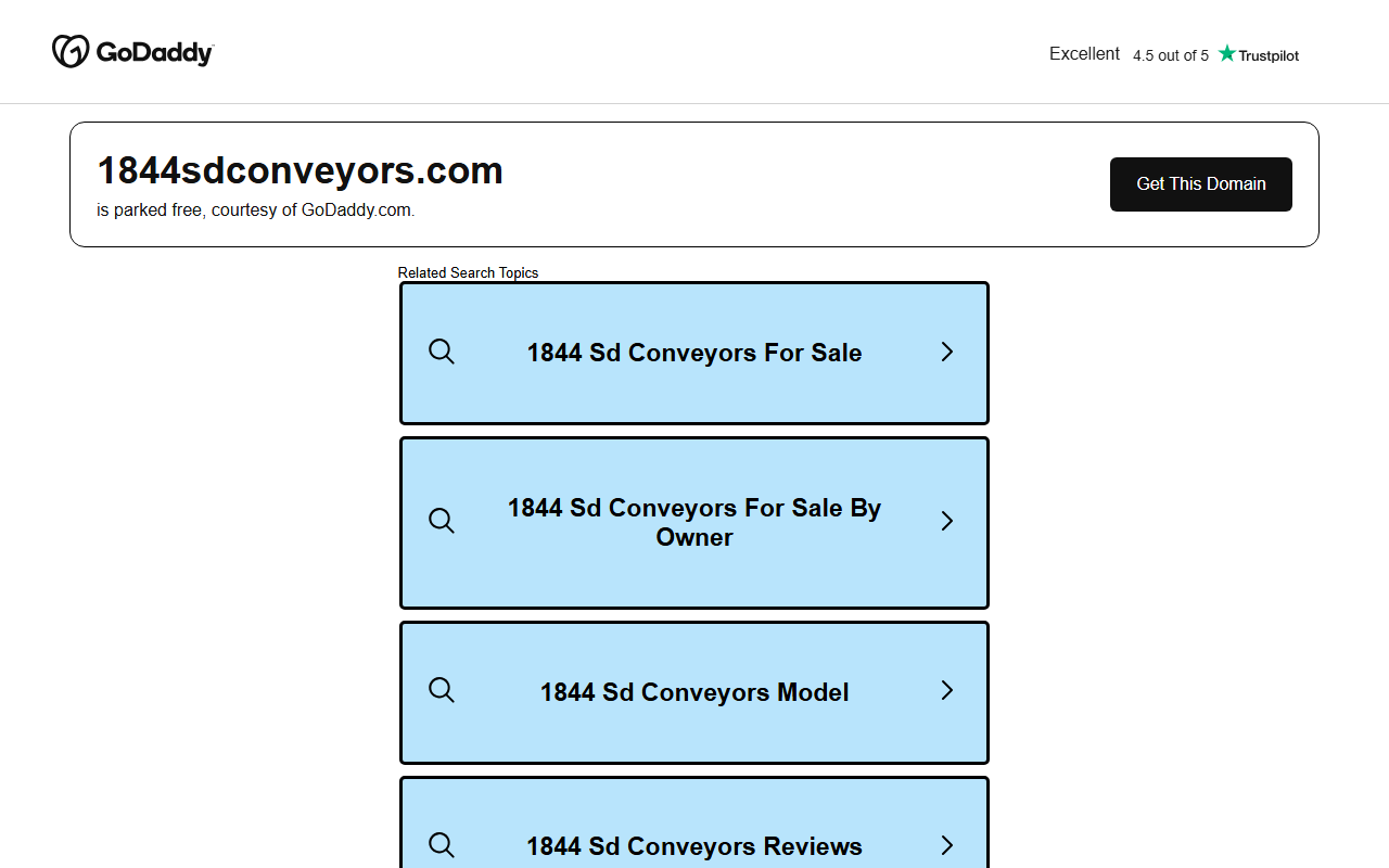 1844sdconveyors.com screenshot