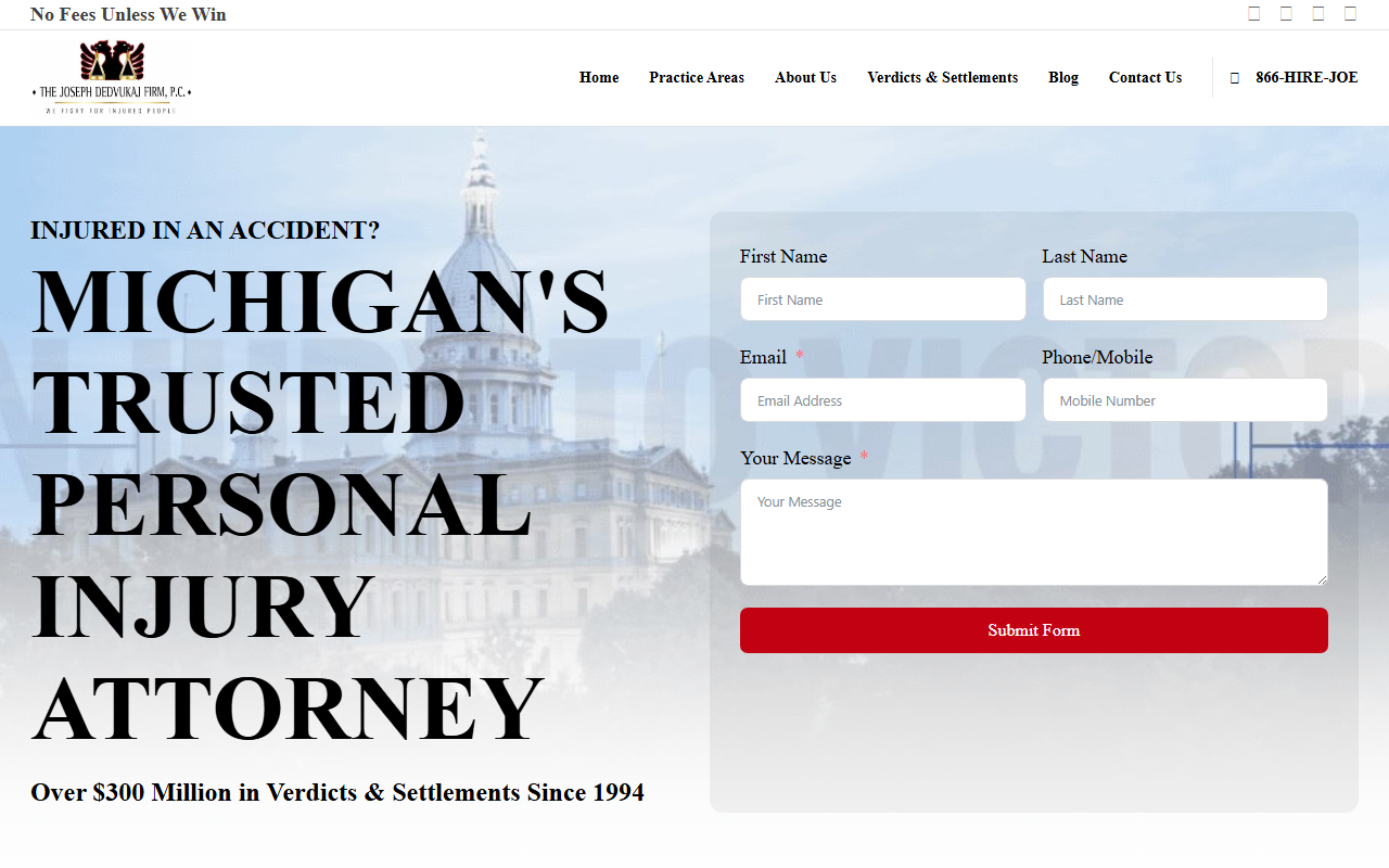 1855mikewins.com screenshot