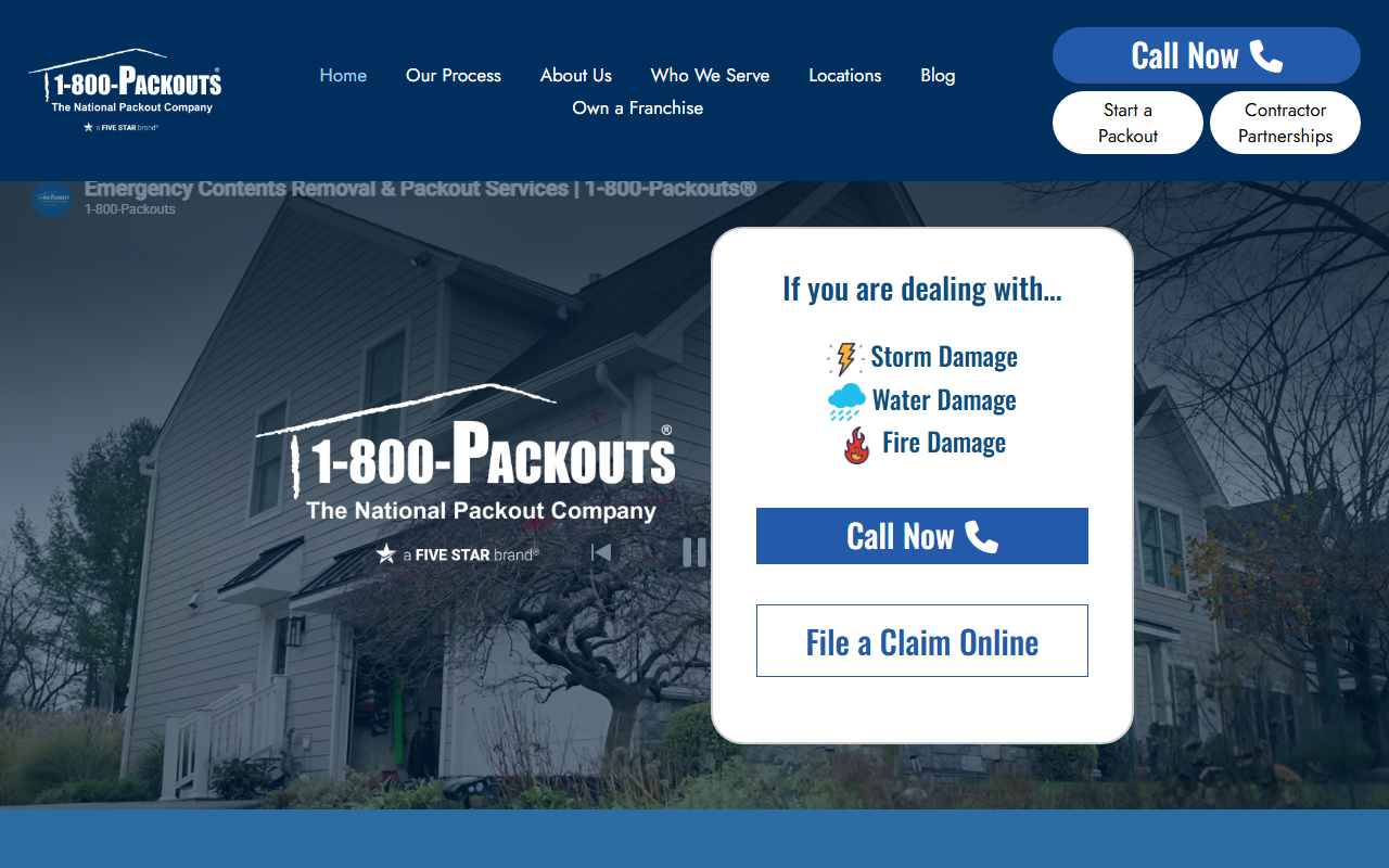 1855packout.com screenshot