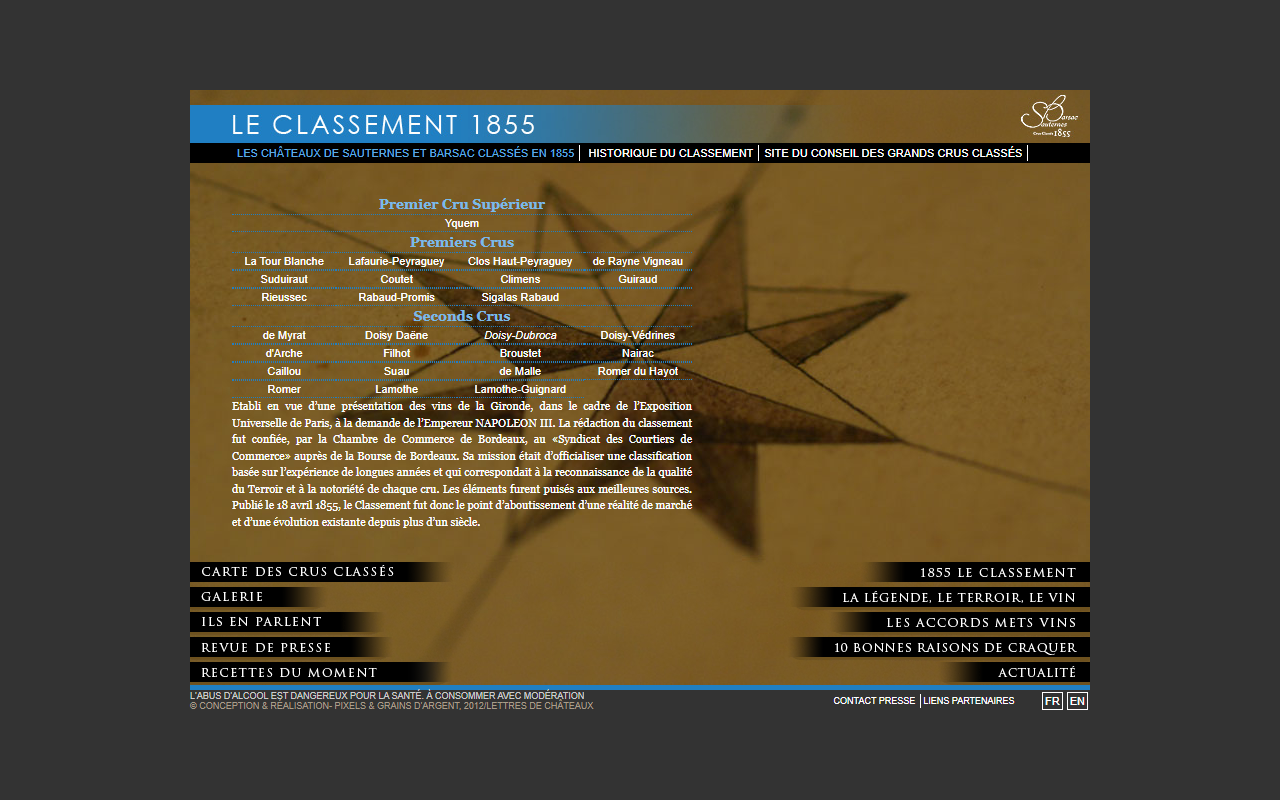 1855sauternes.com screenshot