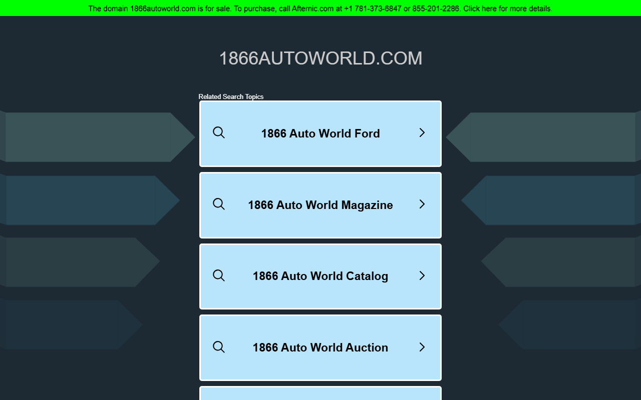 1866autoworld.com screenshot