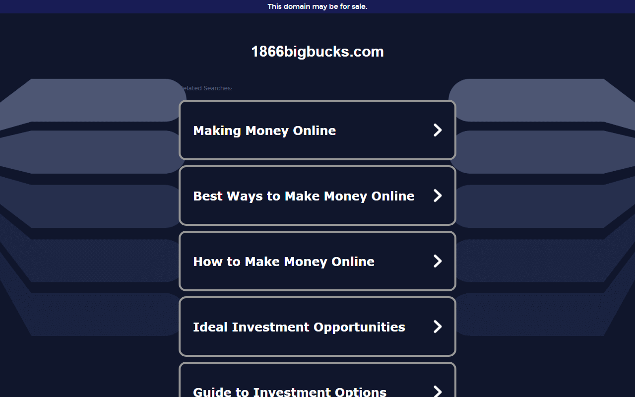 1866bigbucks.com screenshot