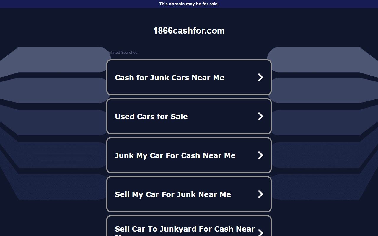 1866cashfor.com screenshot