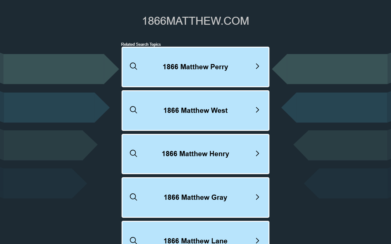 1866matthew.com screenshot
