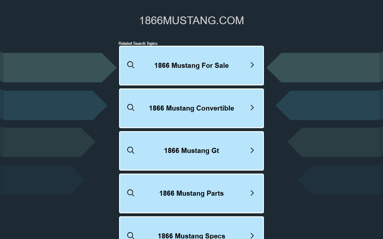 1866mustang.com screenshot