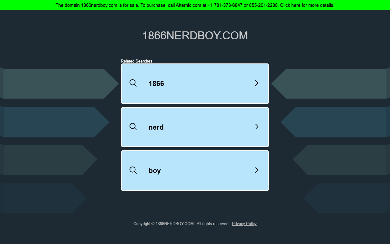 1866nerdboy.com screenshot