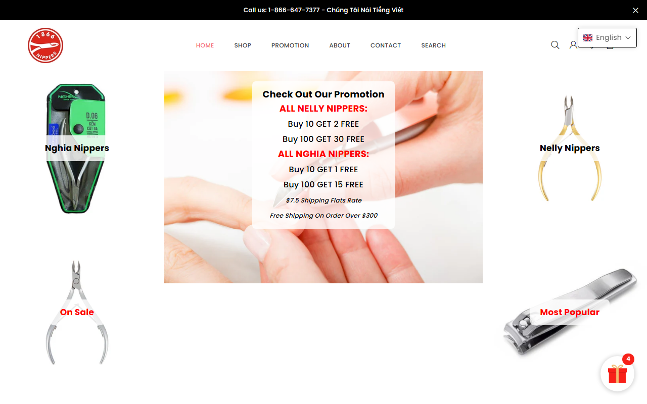 1866nippers.com screenshot