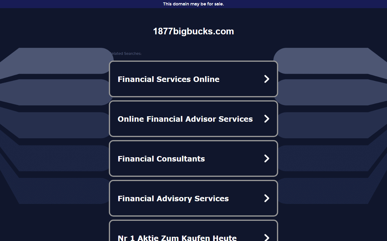 1877bigbucks.com screenshot