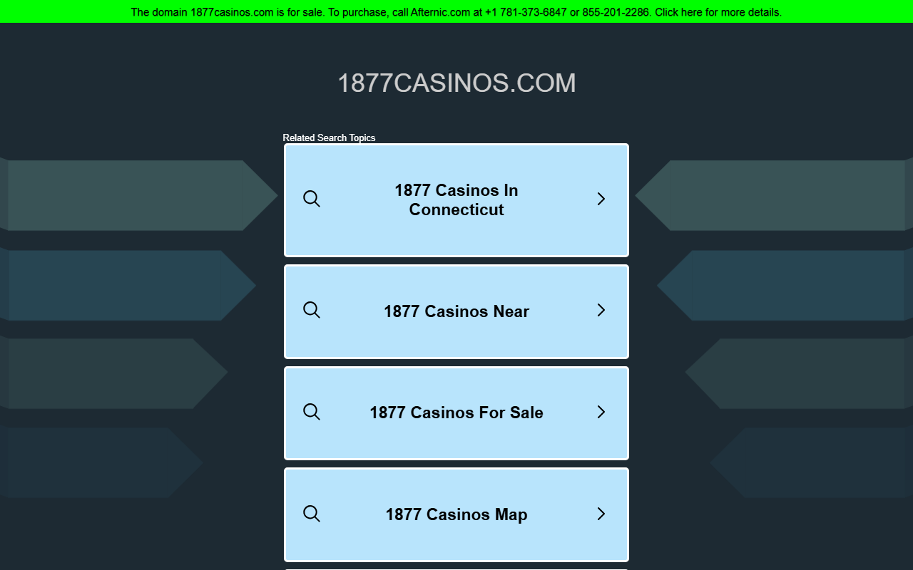 1877casinos.com screenshot