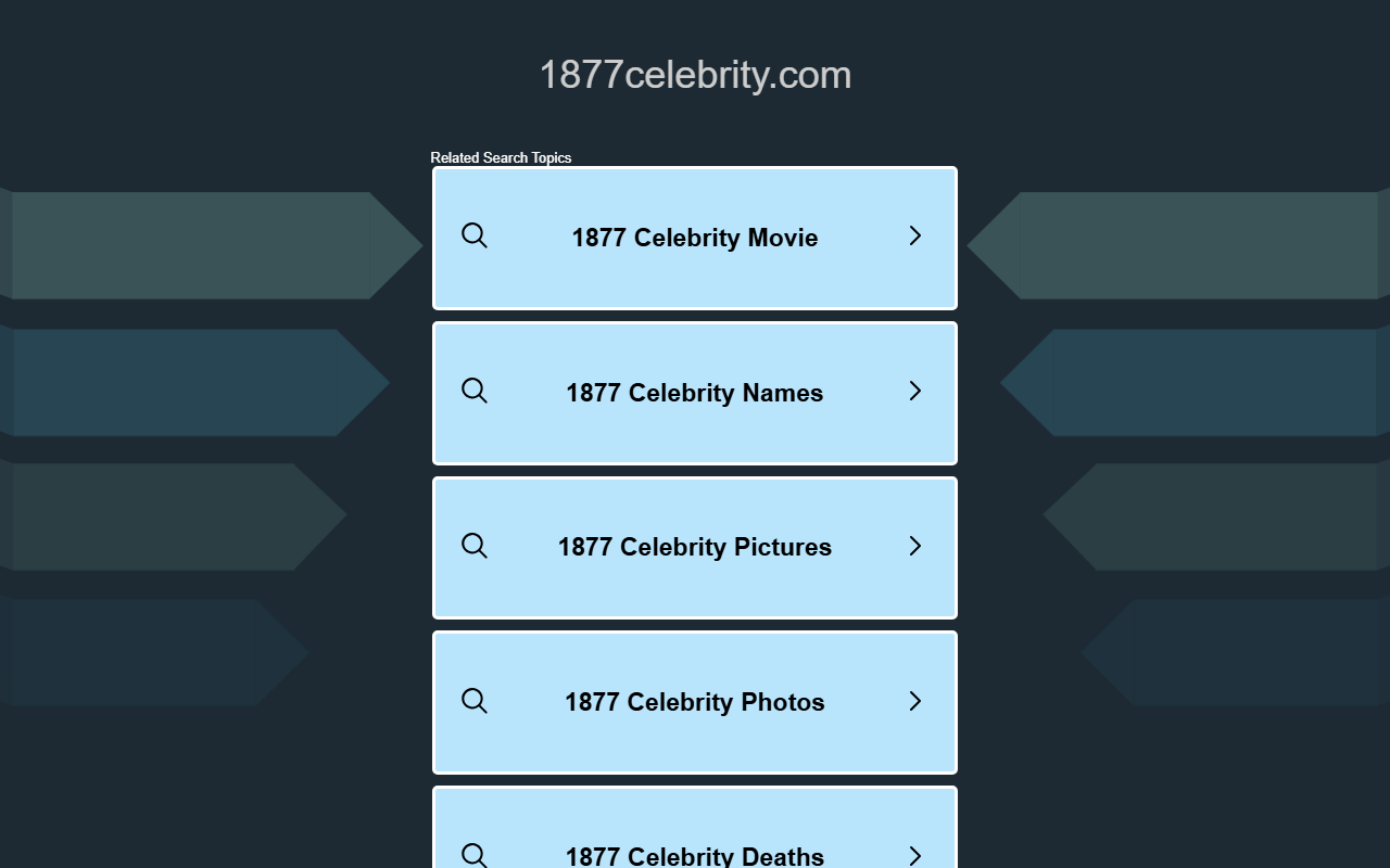 1877celebrity.com screenshot