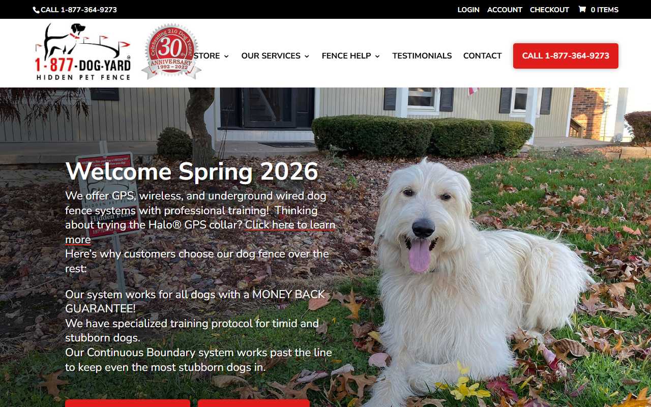 1877dogyard.com screenshot
