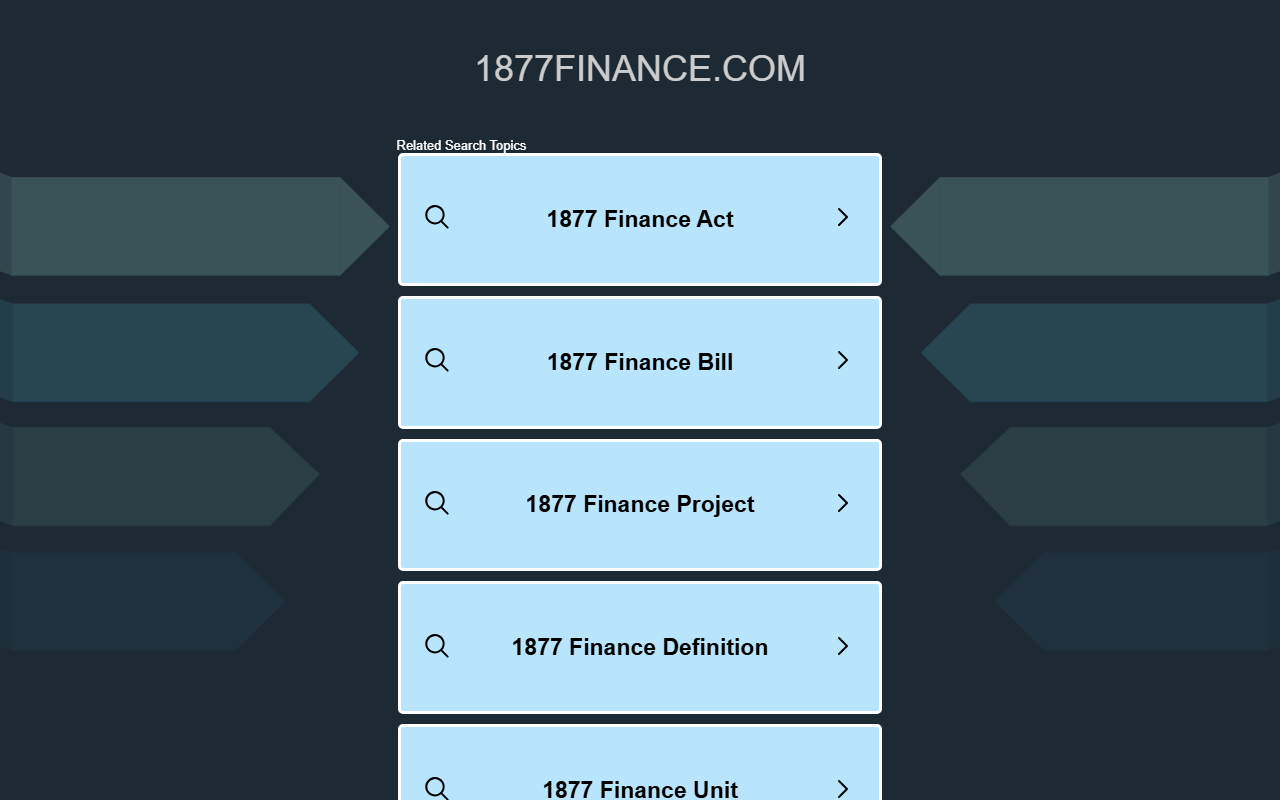 1877finance.com screenshot