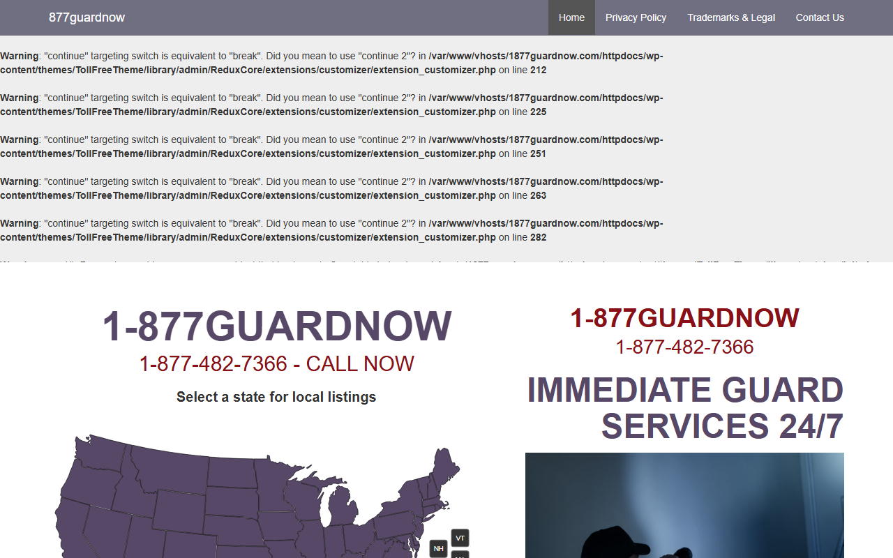 1877guardnow.com screenshot