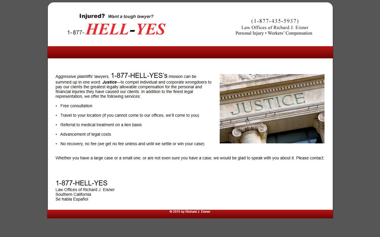 1877hellyes.com screenshot