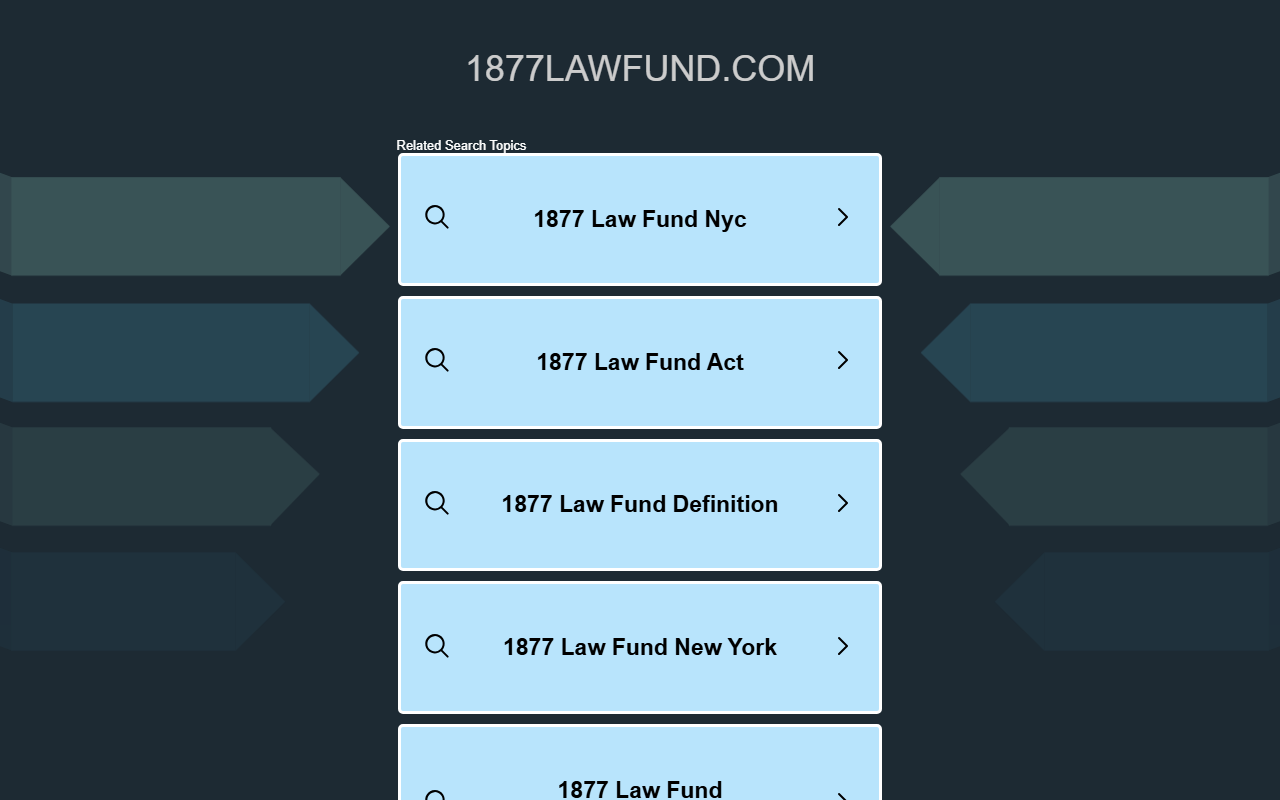 1877lawfund.com screenshot