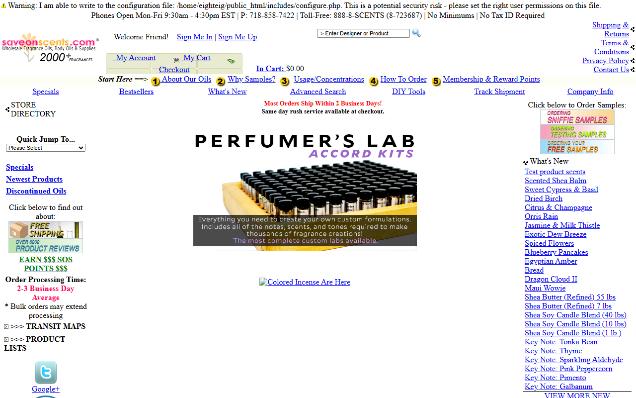 18888scents.com screenshot