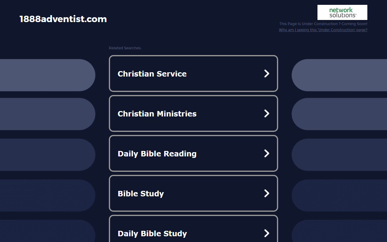 1888adventist.com screenshot