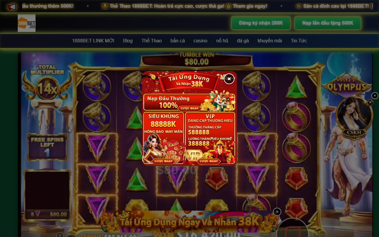 1888betlinkvip.com screenshot