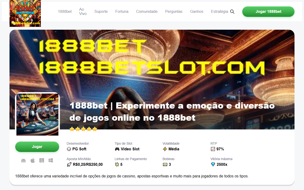 1888betslot.com screenshot