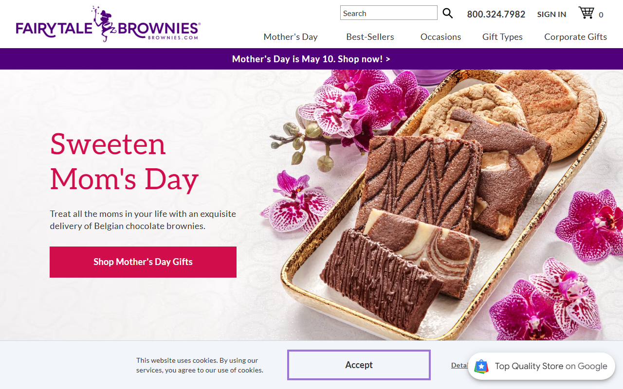 1888brownie.com screenshot