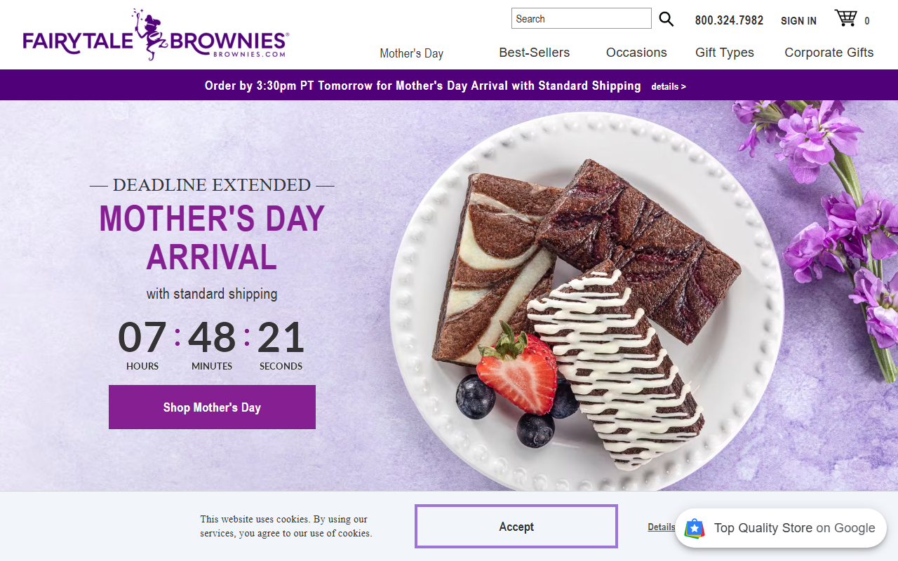 1888brownies.com screenshot