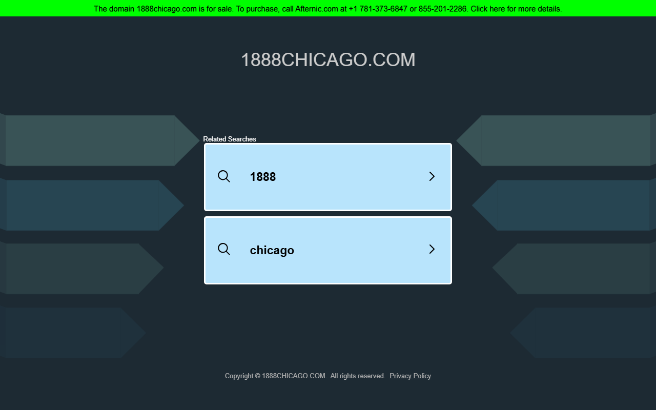 1888chicago.com screenshot