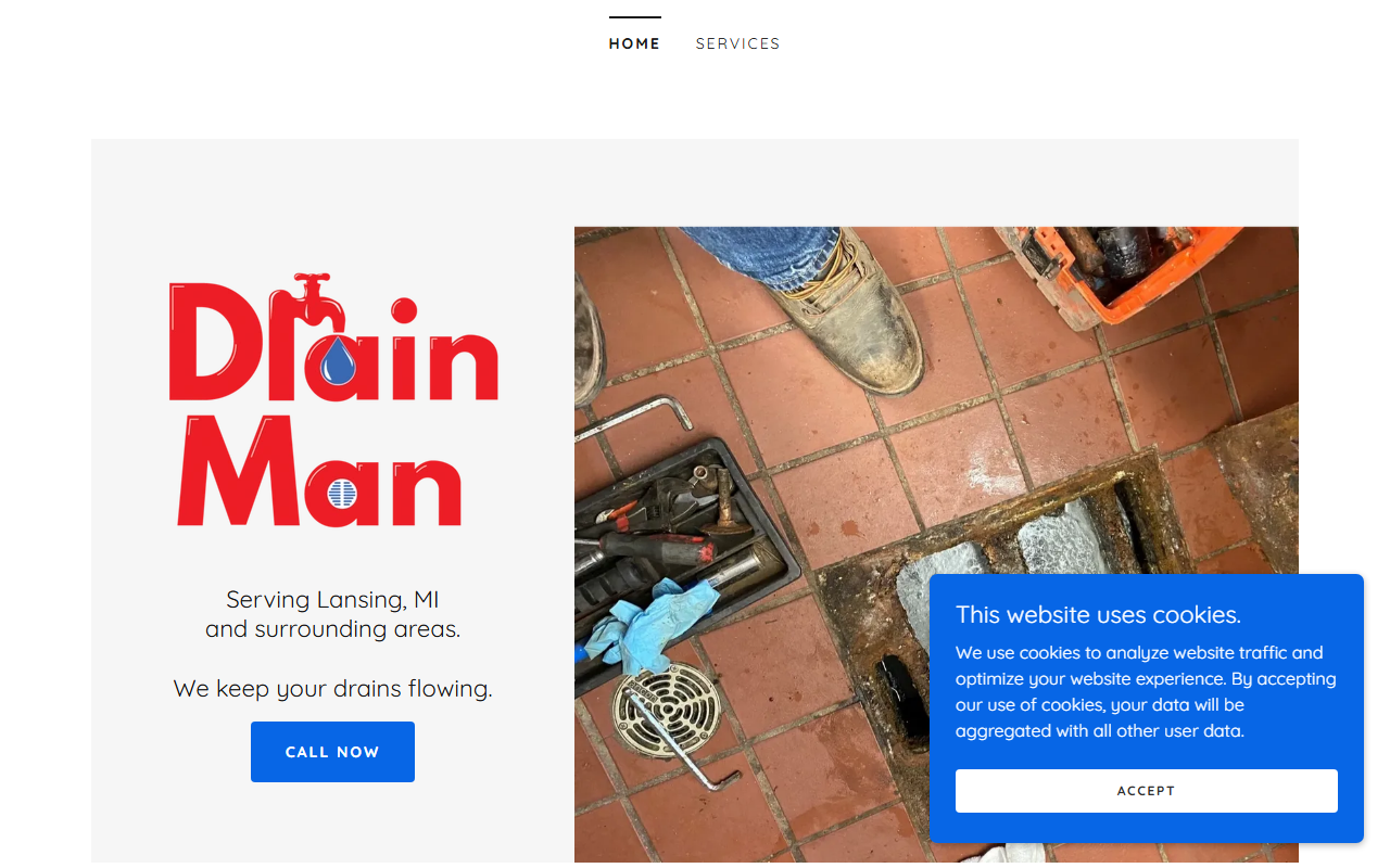 1888drainman.com screenshot