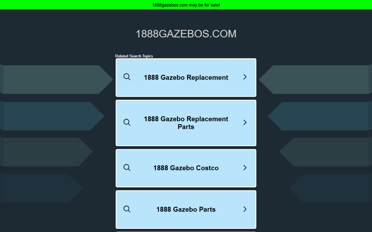 1888gazebos.com screenshot