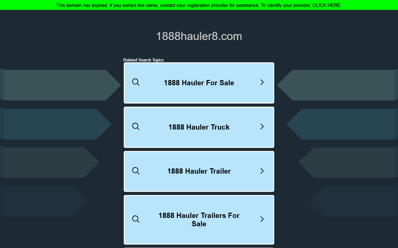 1888hauler8.com screenshot