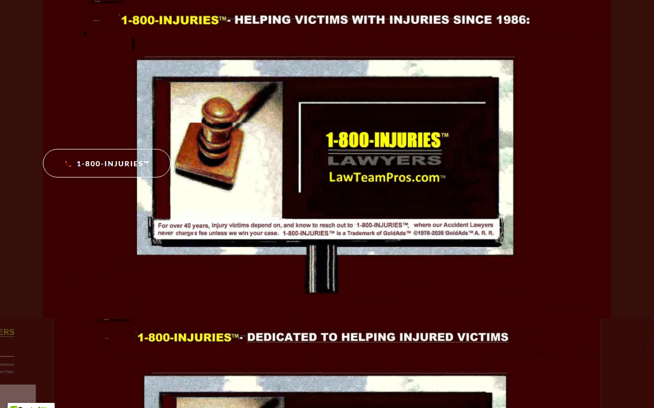 1888injuries.com screenshot