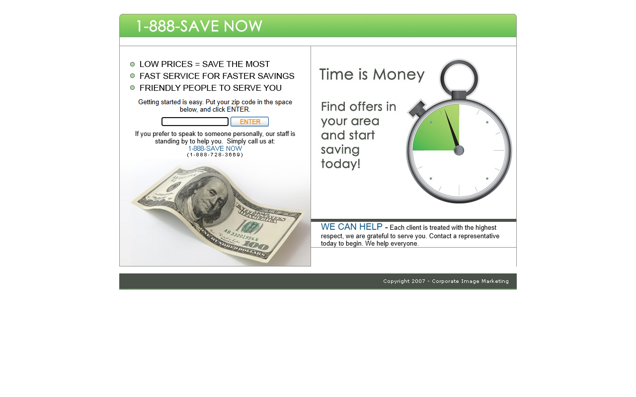 1888savenow.com screenshot
