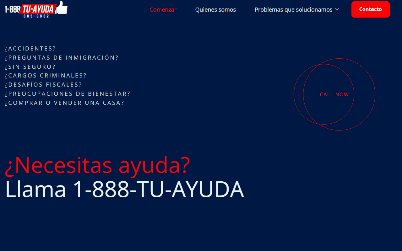 1888tuayuda.com screenshot