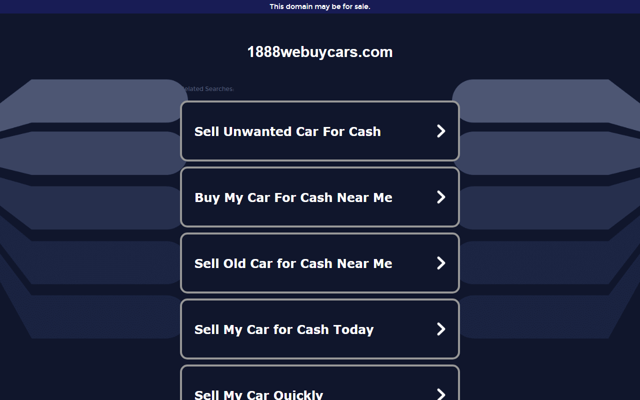 1888webuycars.com screenshot