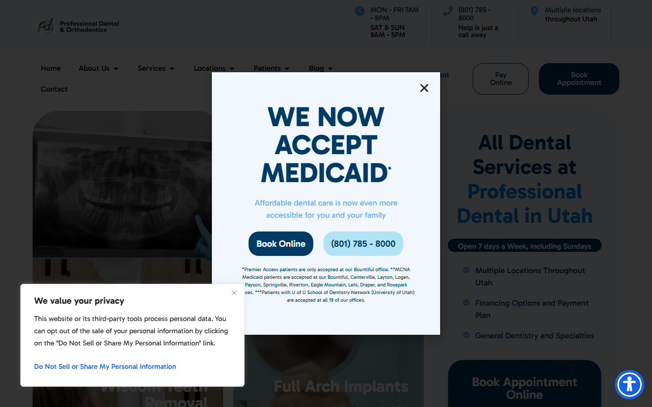 800-go-dental.com screenshot