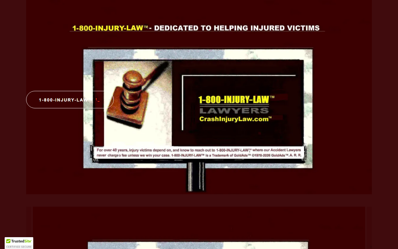 800-injurylaw.com screenshot