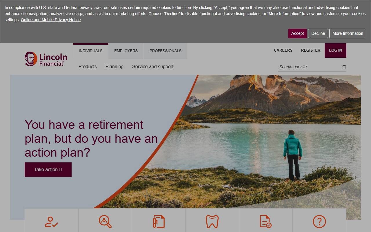 8004lincoln.com screenshot