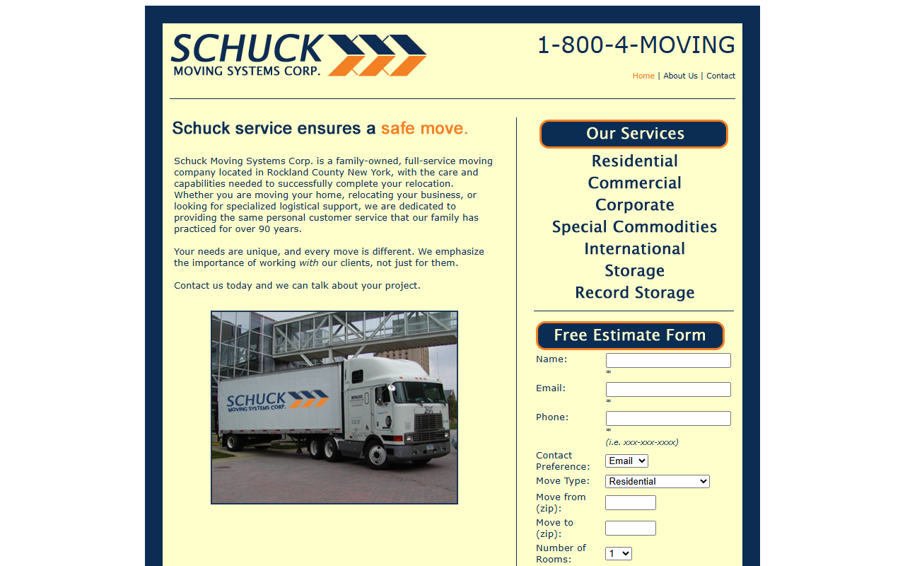 8004moving.com screenshot