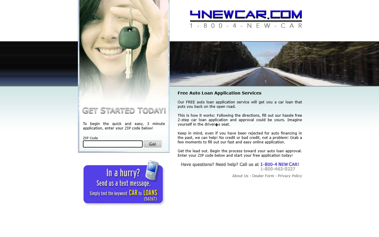 8004newcar.com screenshot