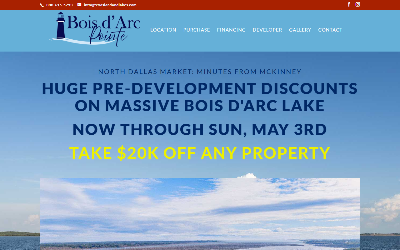 800710lake.com screenshot