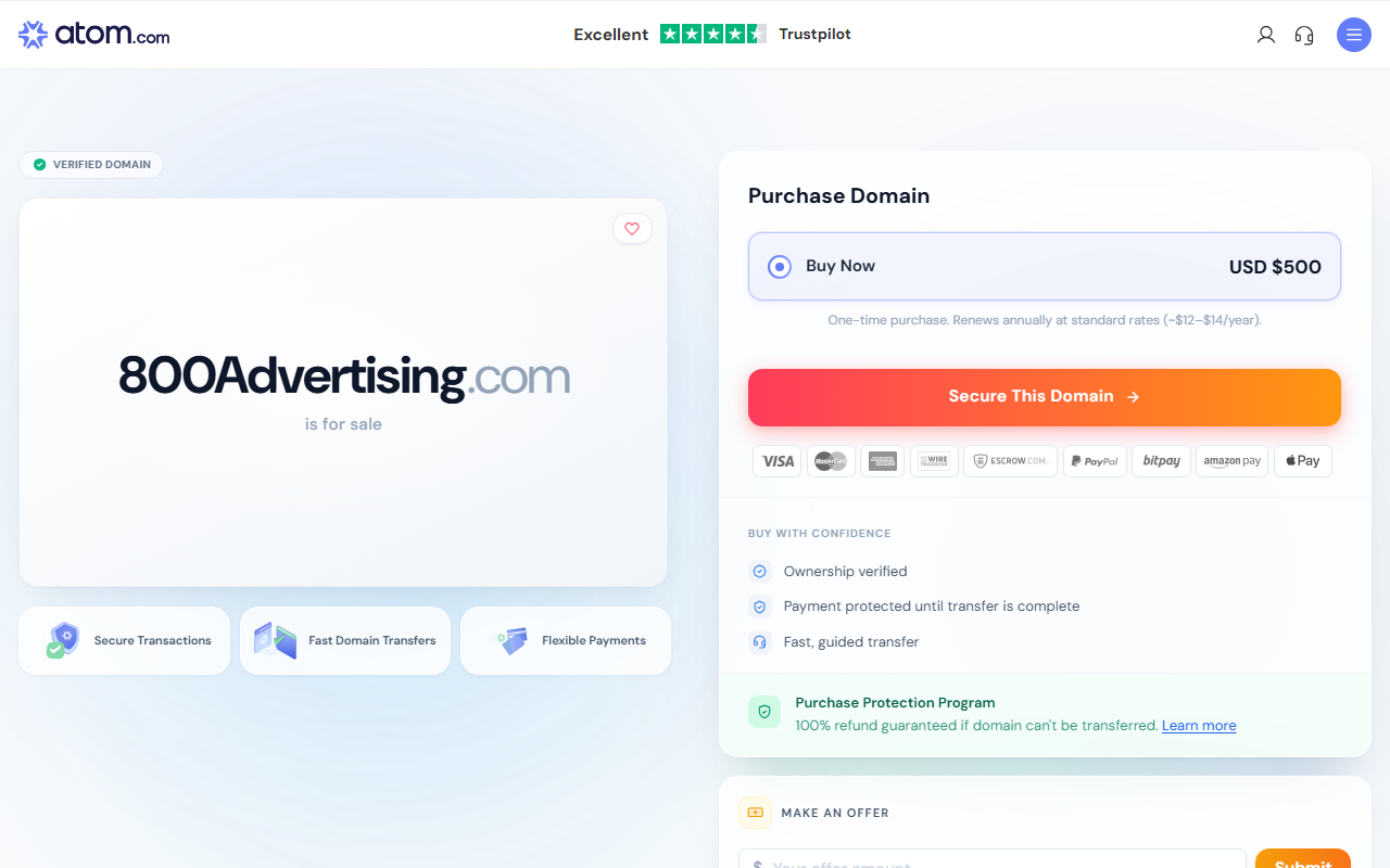 800advertising.com screenshot