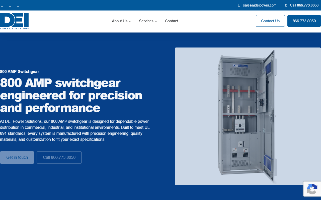 800ampswitchgear.com screenshot