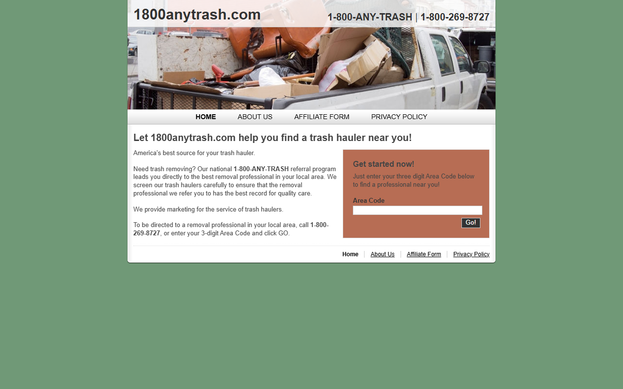 800anytrash.com screenshot