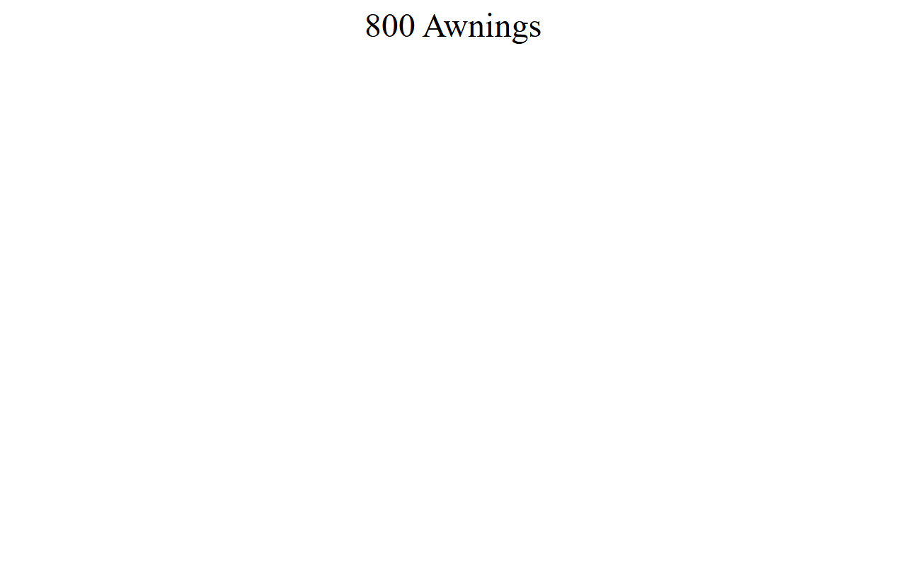 800awnings.com screenshot