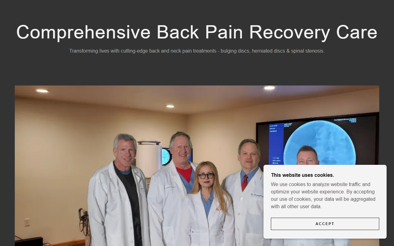 800backpain.com screenshot