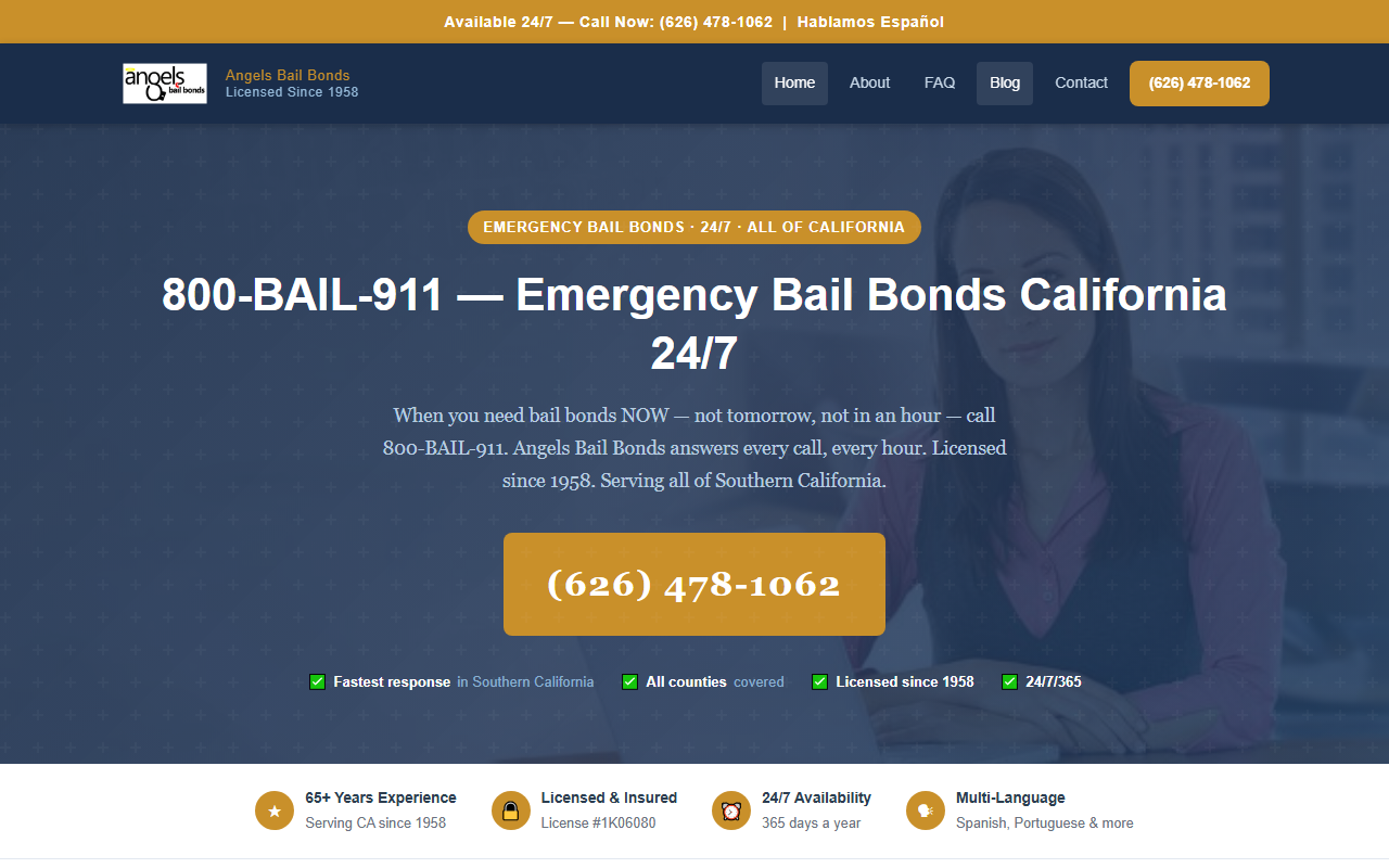 800bail911.com screenshot
