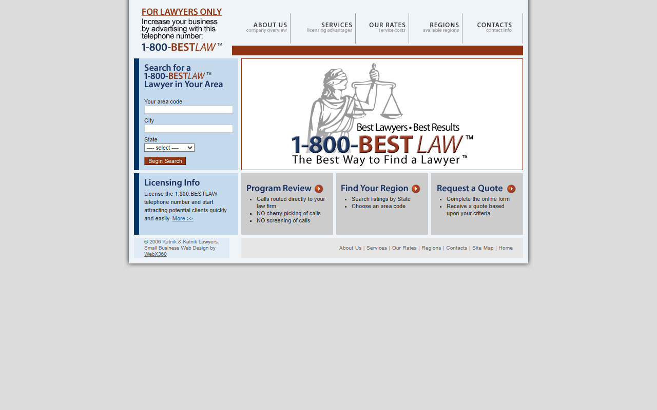 800bestlaw.com screenshot