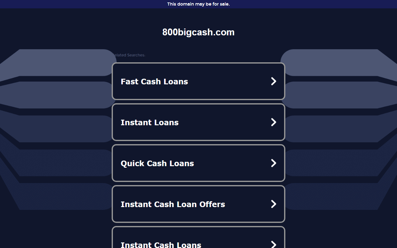 800bigcash.com screenshot